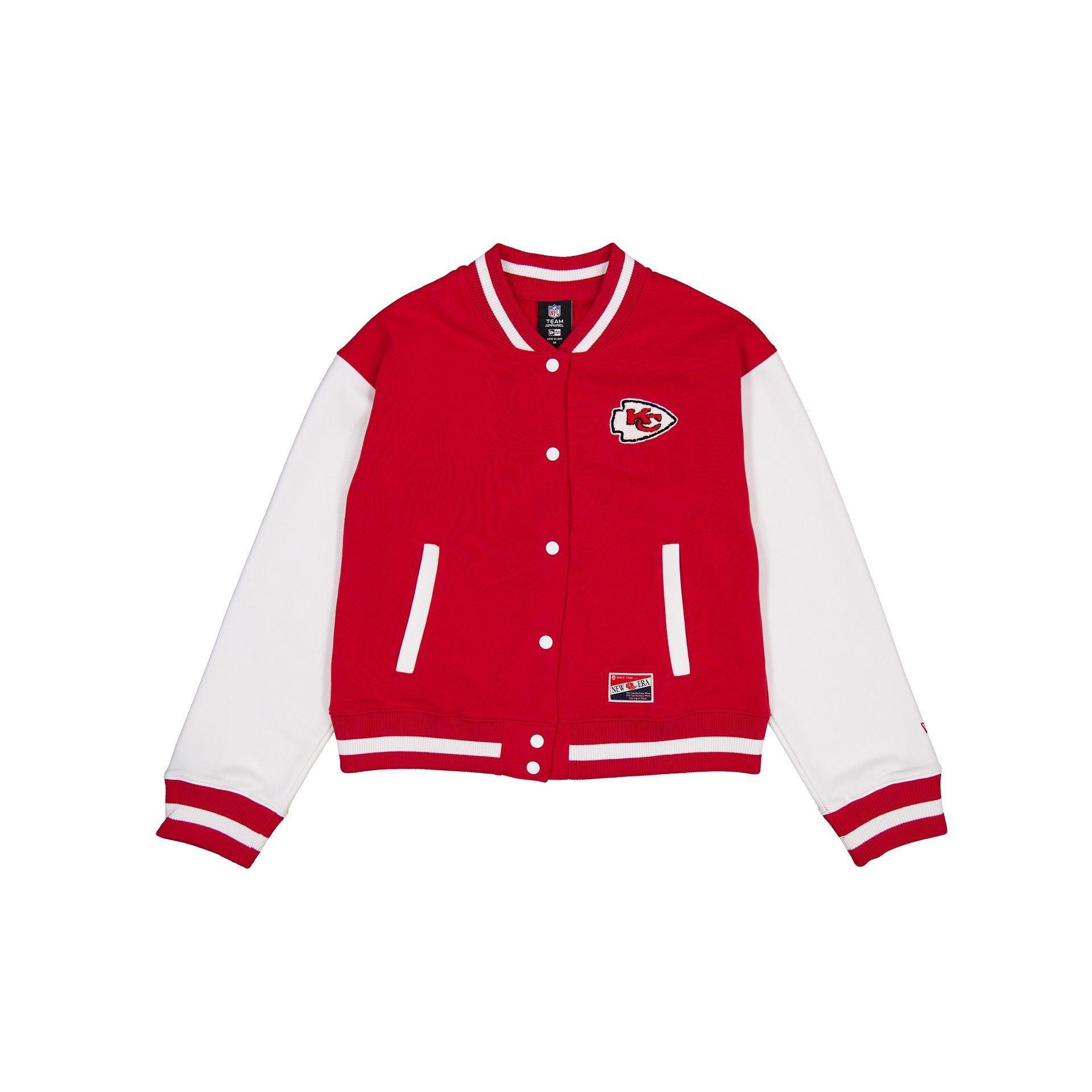 Kansas City Chiefs Throwback Fleece Women's Jacket Female Product Image