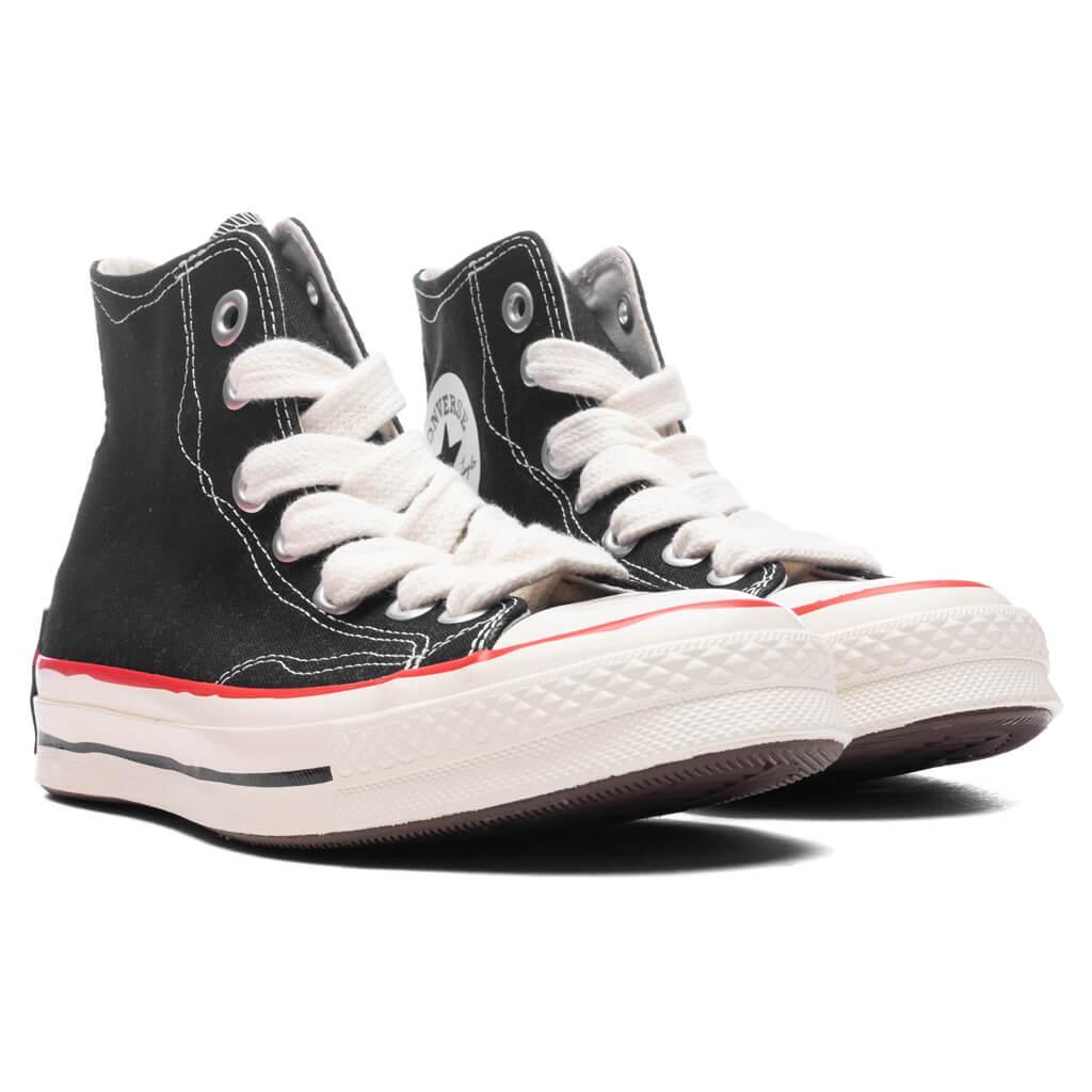 Chuck 70 Hi Sketch - Black/White/Red Male Product Image