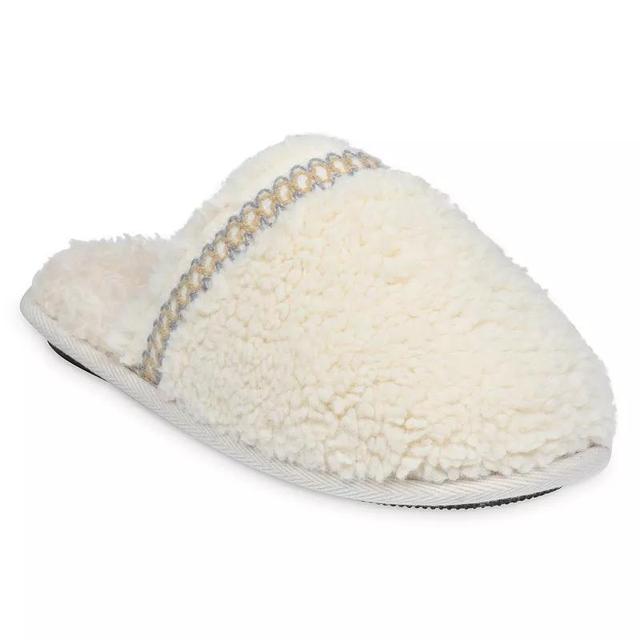 GaaHuu Womens Braid Trim Memory Foam Scuff Slippers Product Image