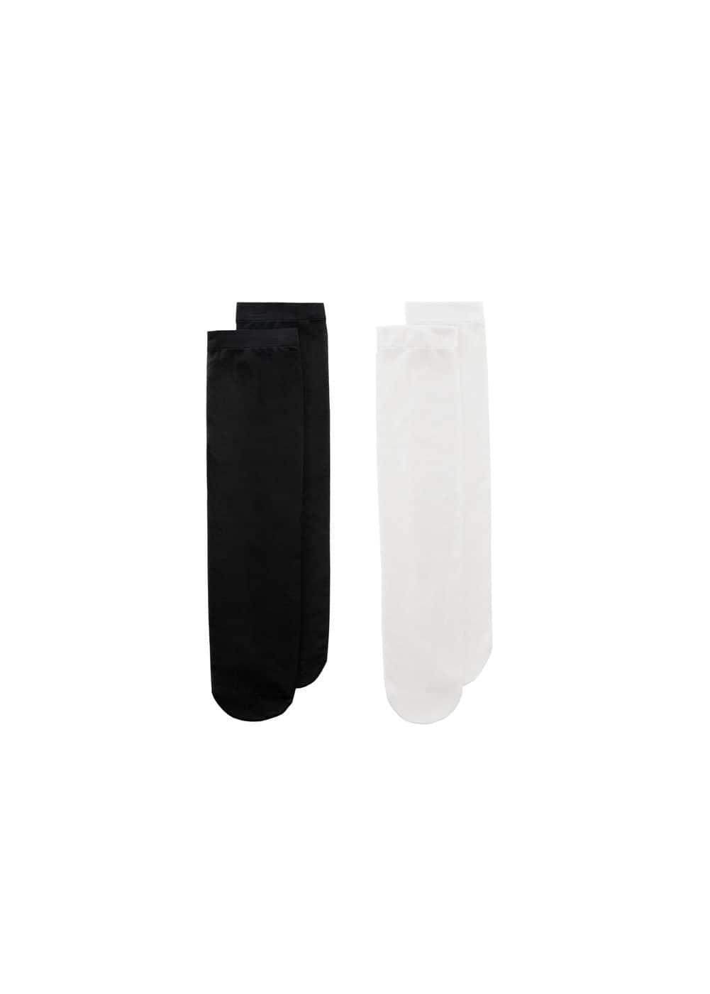 MANGO - Pack of two mesh socks - One size - Women Product Image