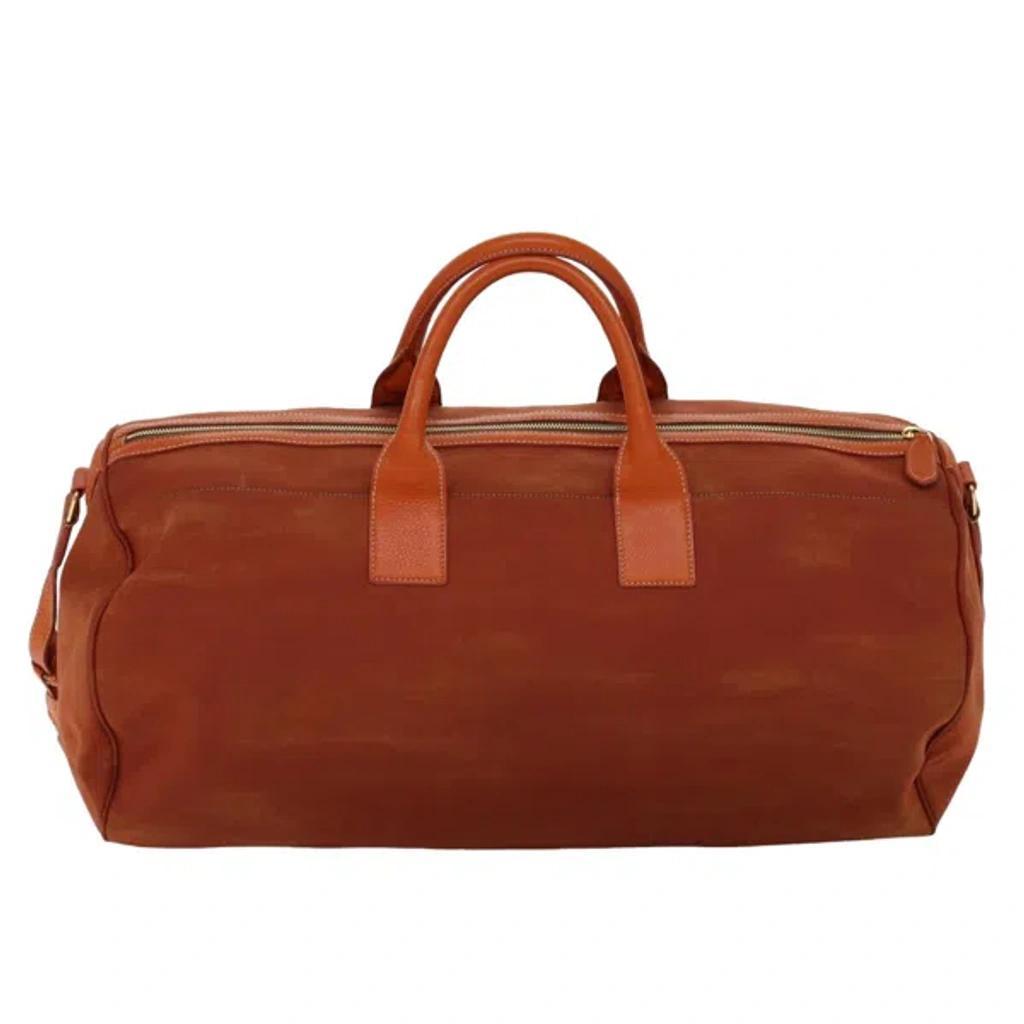 -- Orange Canvas Travel Bag () Product Image