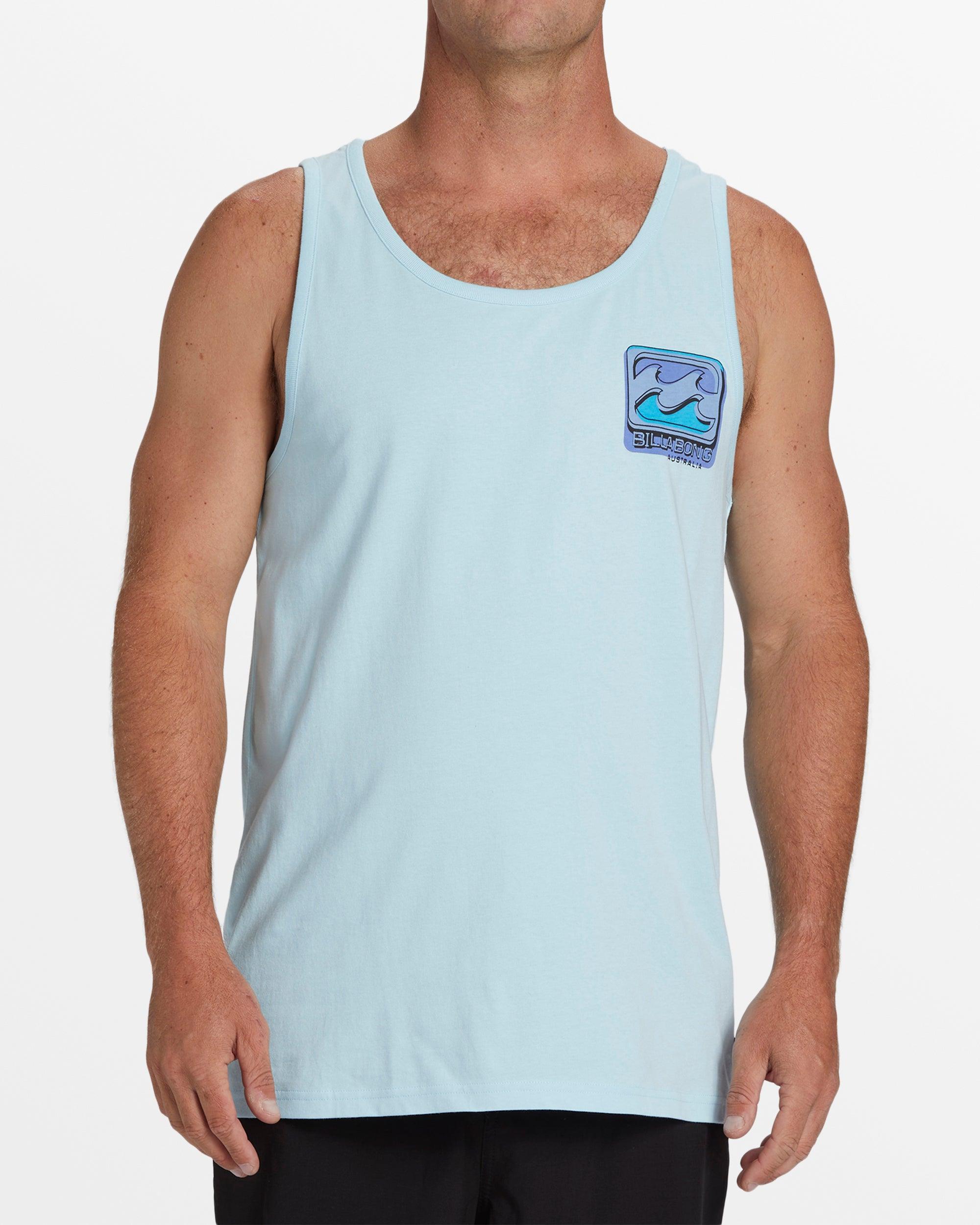 Crayon Wave Tank Top - Coastal Male Product Image