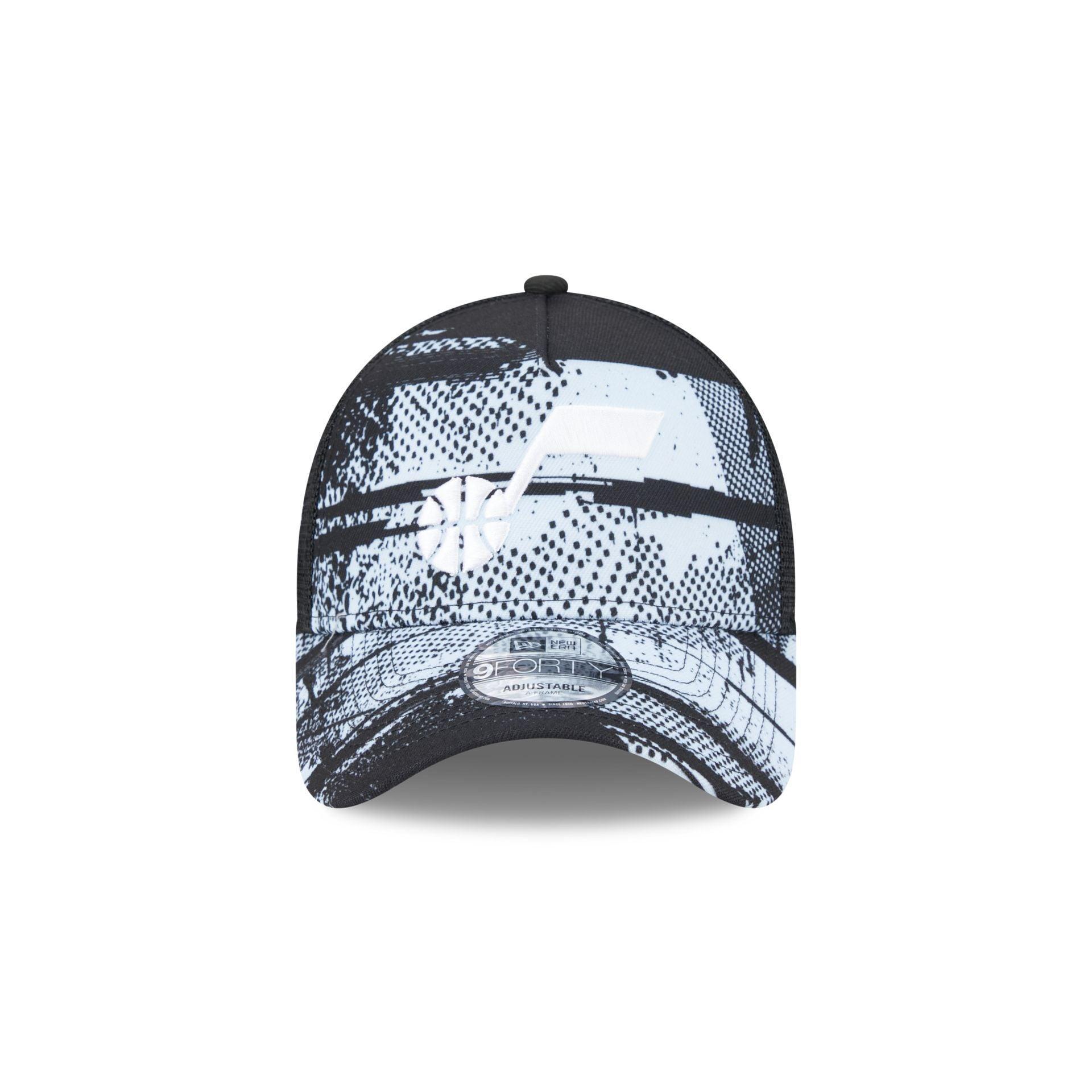 Utah Jazz 2024 Tip-Off 9FORTY A-Frame Trucker Hat Male Product Image