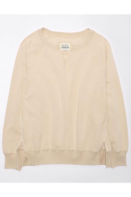 AE Big Hug Oversized Notch Neck Sweatshirt Women's Product Image