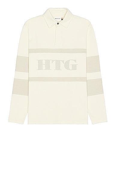 Honor The Gift A-Spring Oversized Rugby Cream. (also in S, XL/1X). Product Image