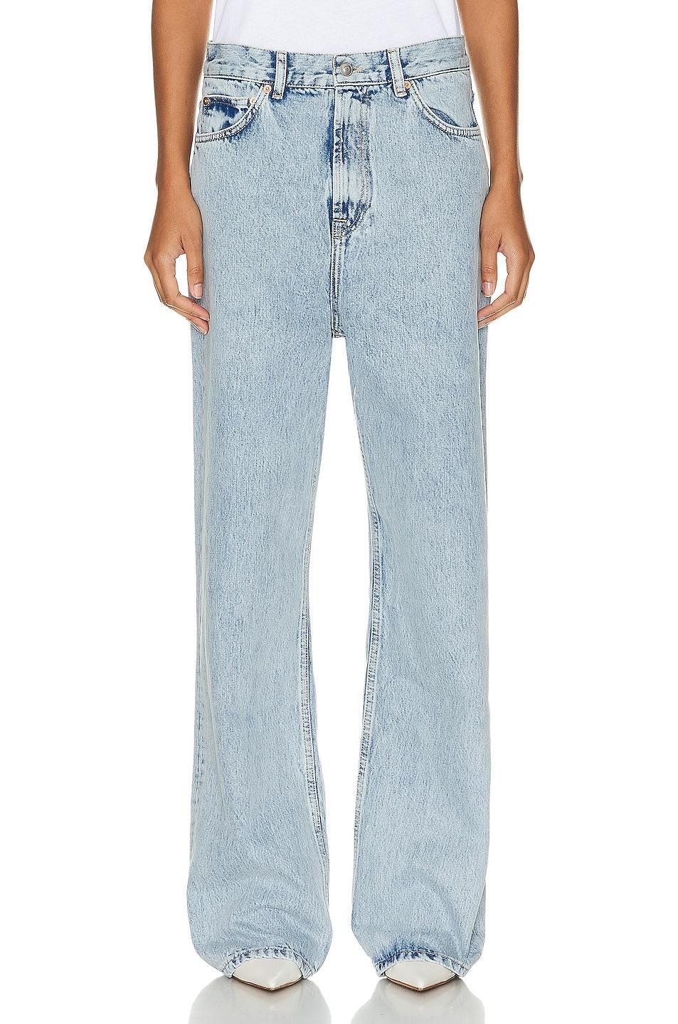 WARDROBE.NYC Low Rise Jean in Blue Product Image