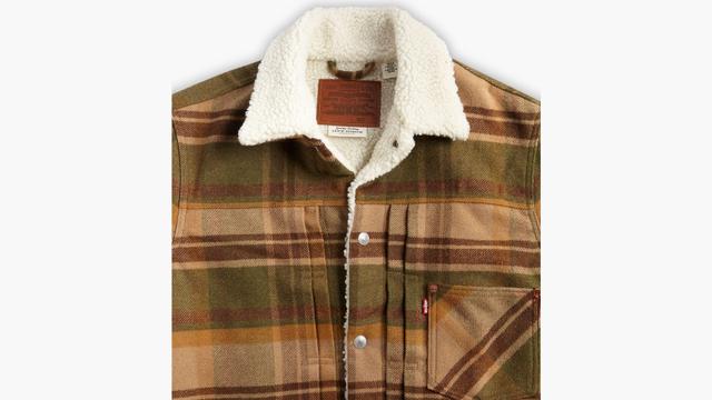 Levi's I Plaid Sherpa Trucker Jacket - Men's Product Image