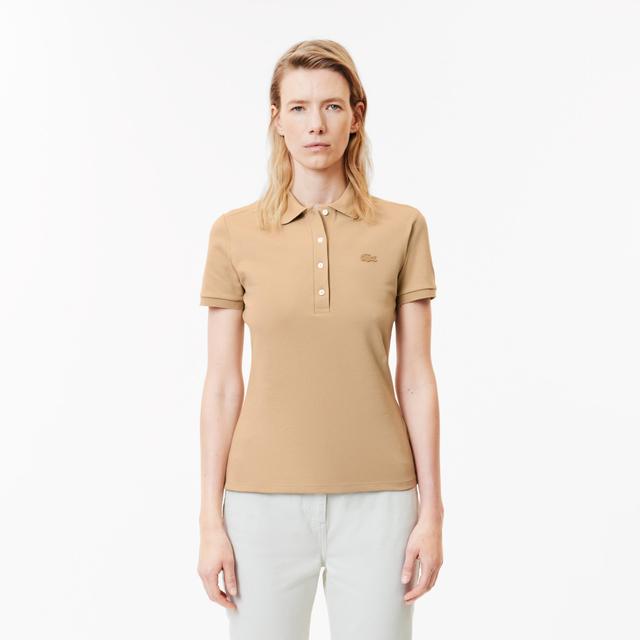 Women's L.12.D Slim Fit Stretch Mini Piqué Polo Product Image