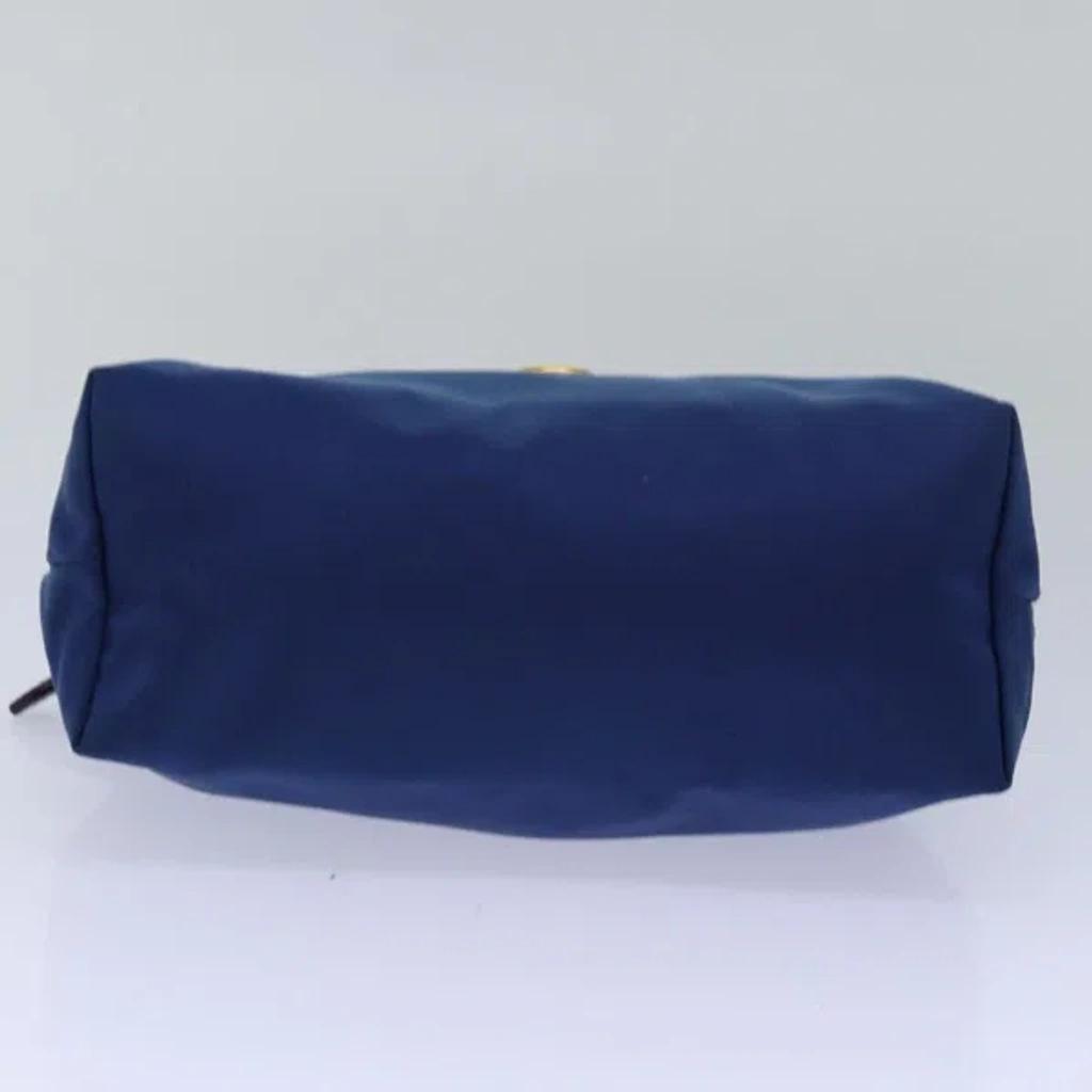 Tessuto Blue Canvas Clutch Bag () Product Image