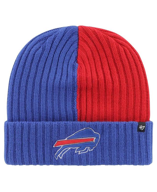 Mens 47 Royal Buffalo Bills Fracture Cuffed Knit Hat Product Image