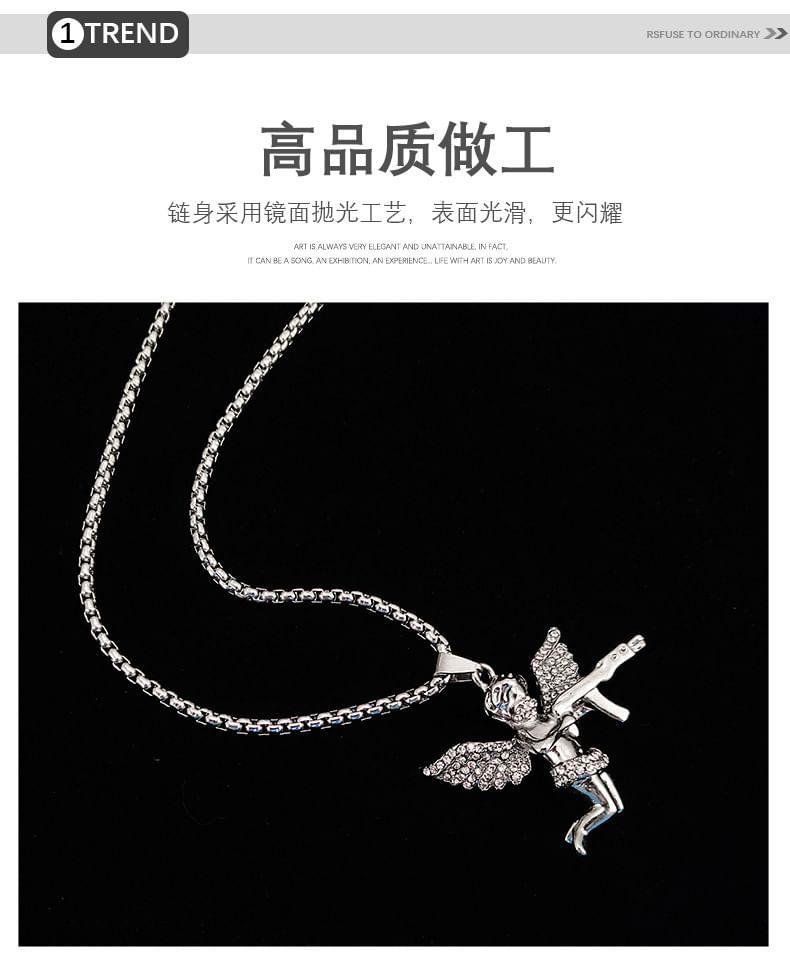 Angel Pendant Chain Necklace Product Image