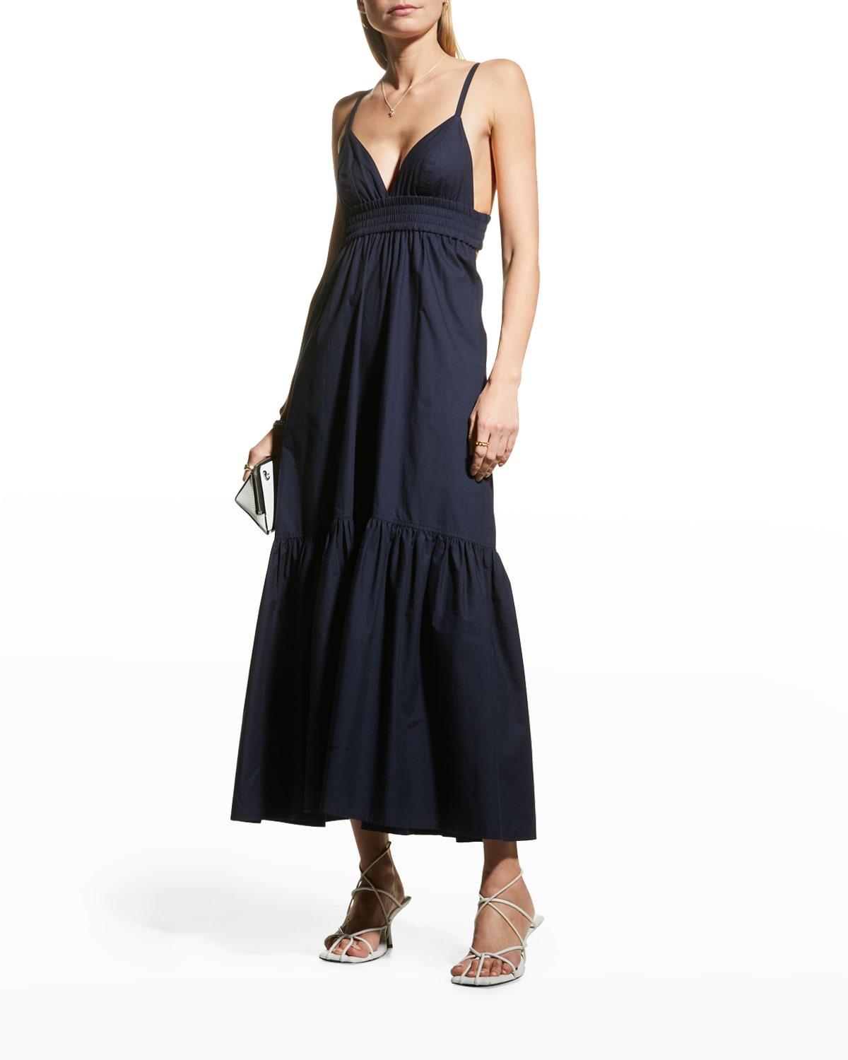 Womens Rhodes V-Neck Tiered Maxi Dress Product Image