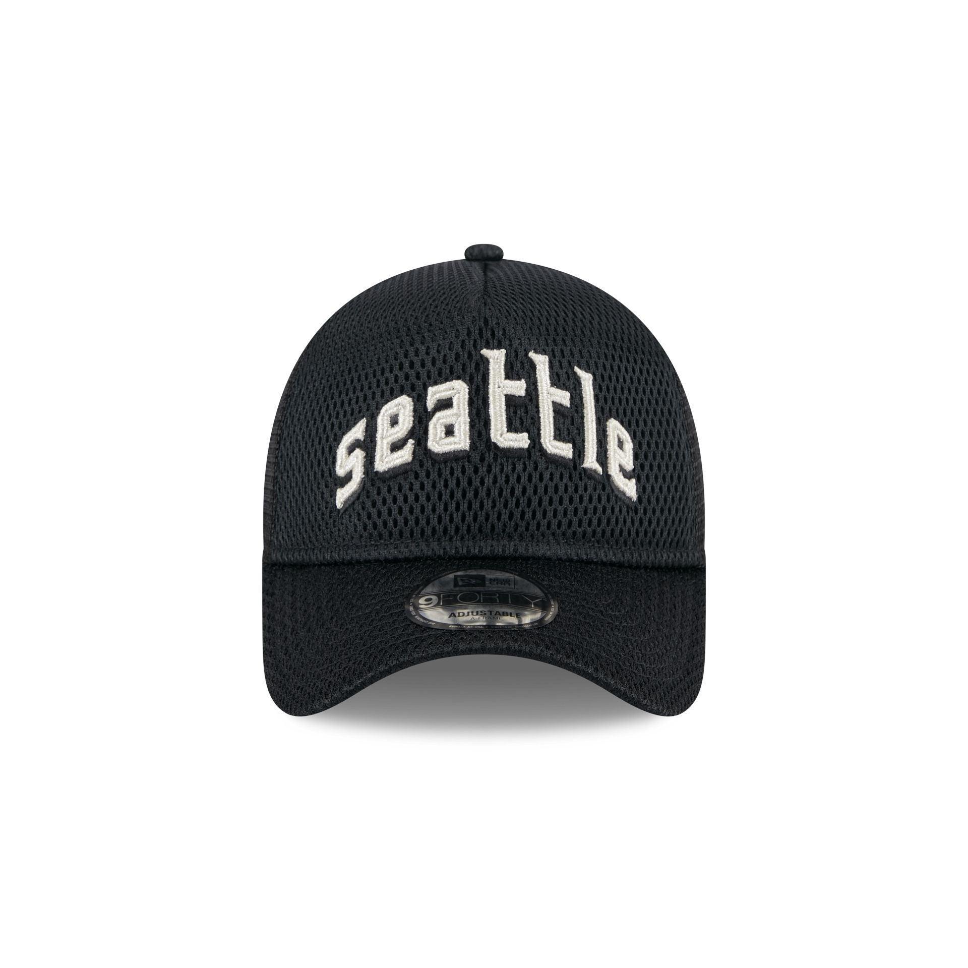 Seattle Mariners City Mesh 9FORTY A-Frame Trucker Hat Male Product Image