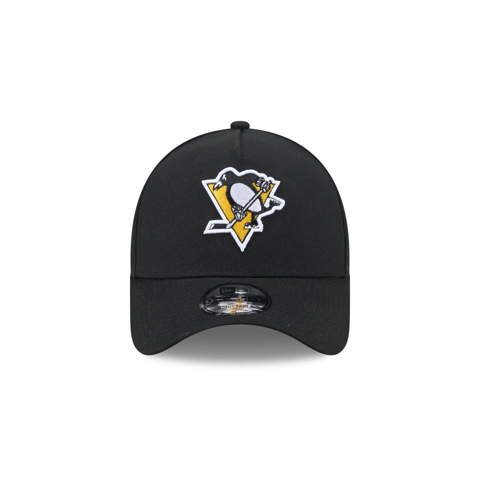 Pittsburgh Penguins Team 9FORTY A-Frame Snapback Hat Male Product Image