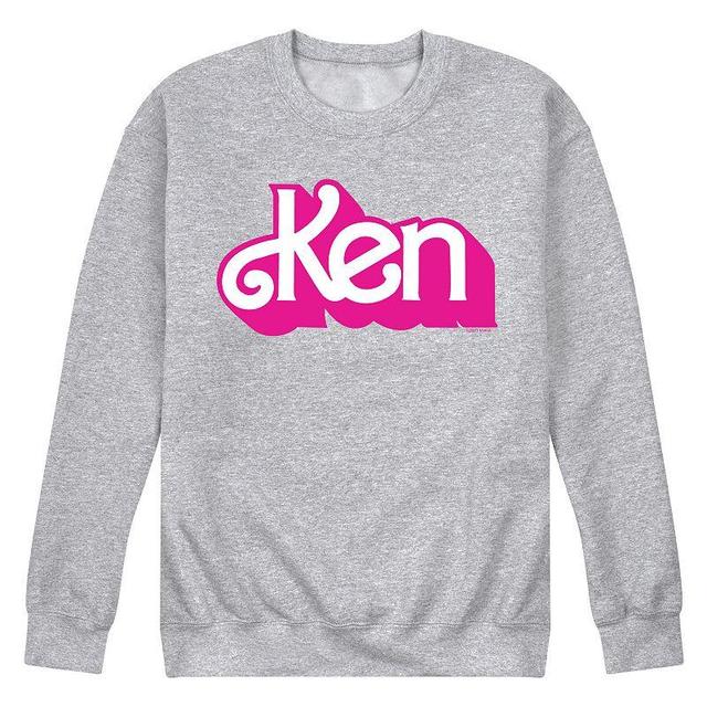 Mens Barbie Ken Logo Fleece Sweatshirt Med Grey Product Image