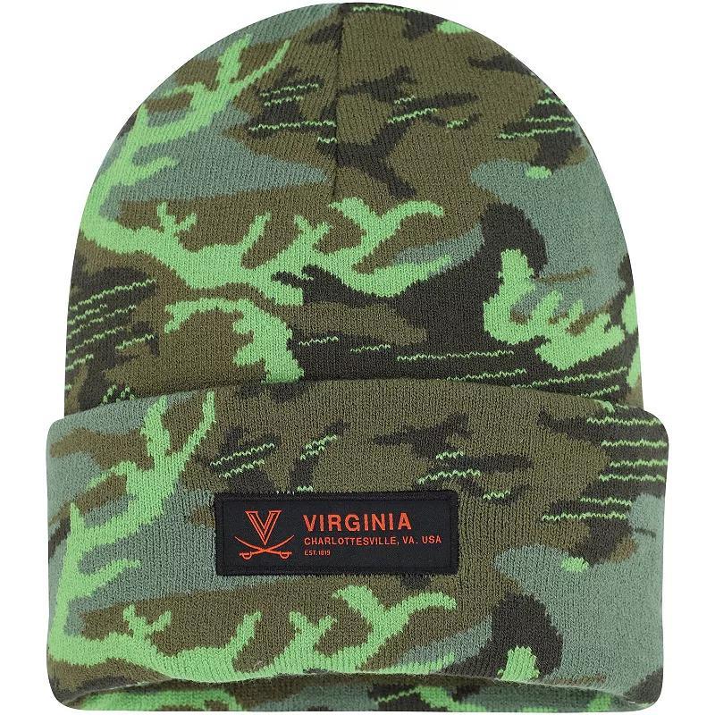 Mens Nike Camo Virginia Cavaliers Veterans Day Cuffed Knit Hat Product Image