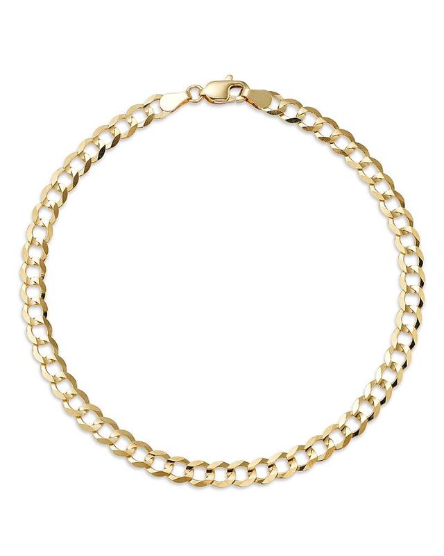 Bloomingdales Fine Collection Mens Curb Link Chain Bracelet in 14K Yellow Gold - Exclusive Product Image