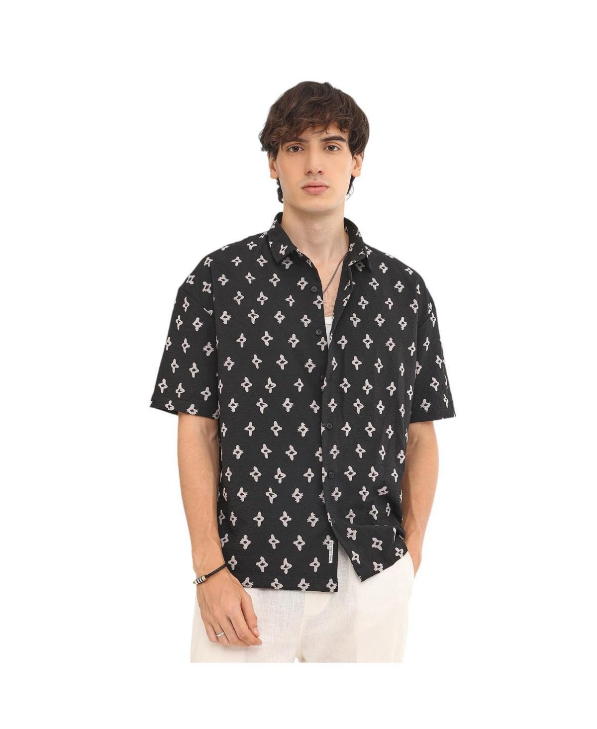 Campus Sutra Mens Ombre Buffalo Check Shirt Product Image