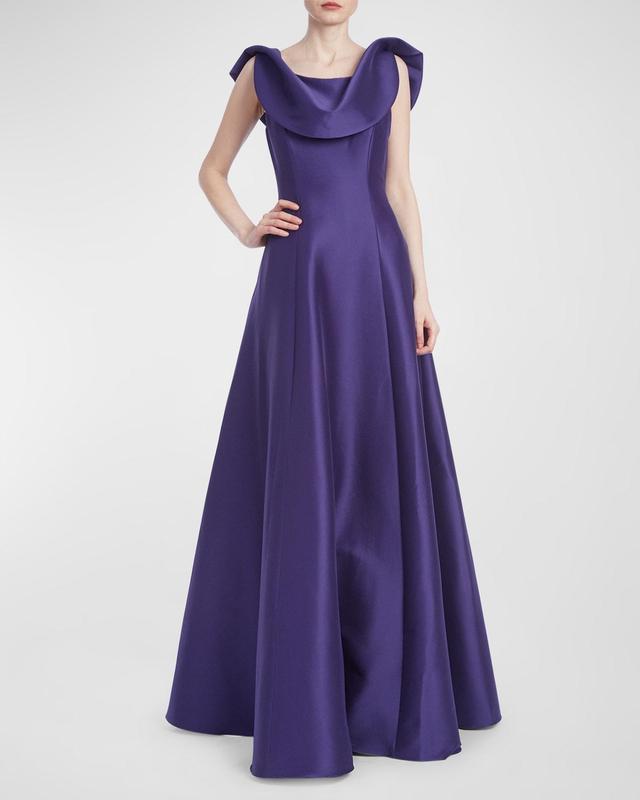 Womens Mikado Twill Gown Product Image