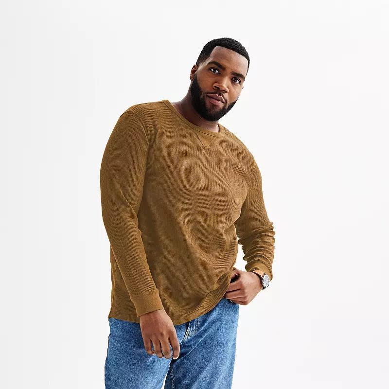 Big & Tall Sonoma Goods For Life Essential Thermal Long Sleeve Tee, Mens Product Image