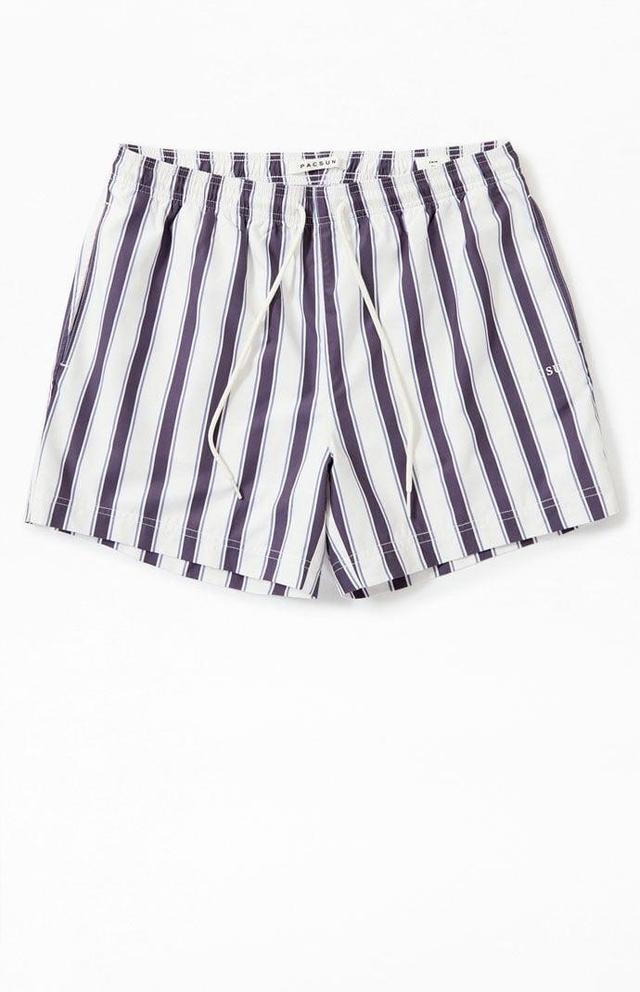 Men's Stripe 4.5 Swim Trunks - Product Image