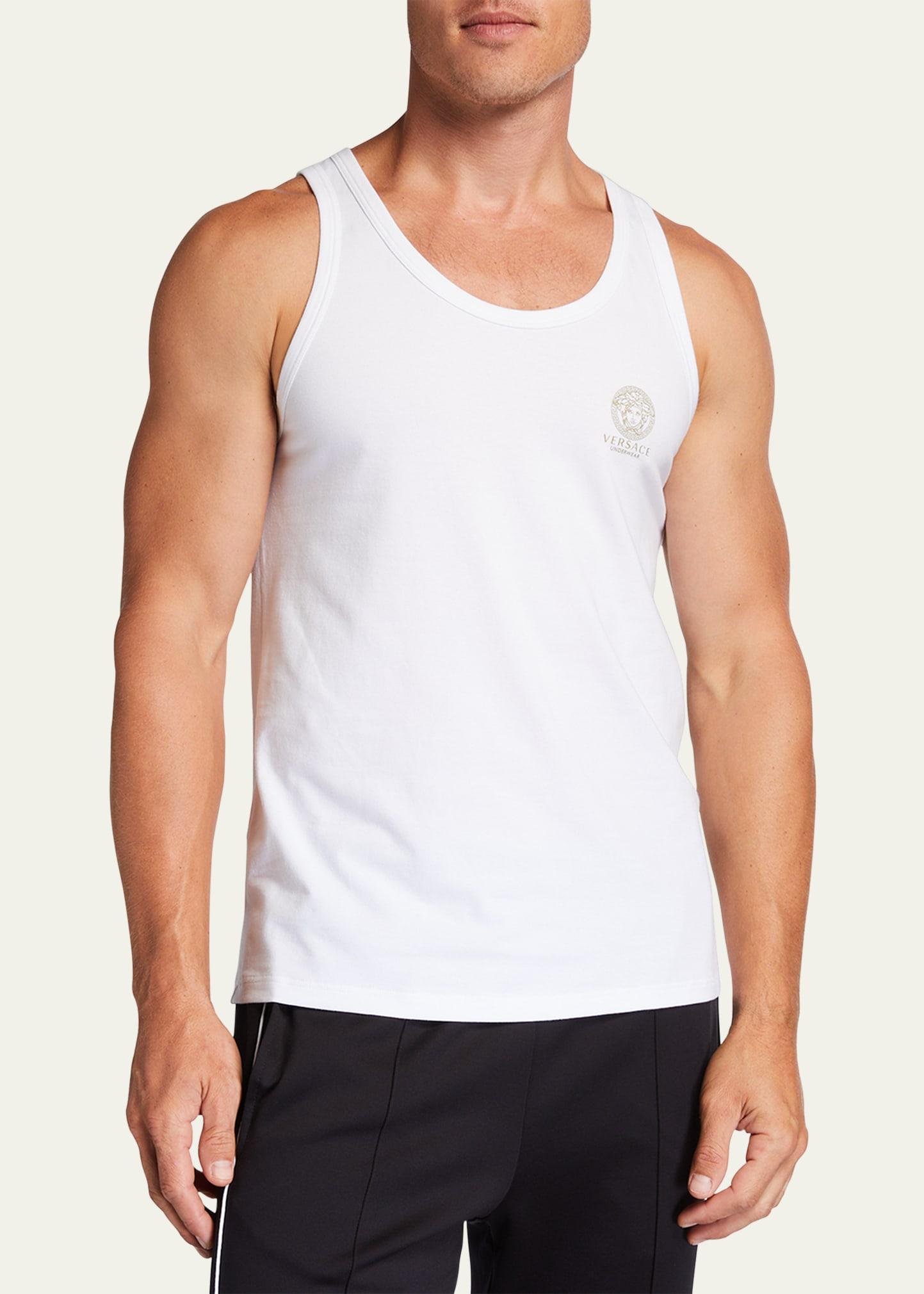 Mens Solid Medusa Head Tank Top Product Image