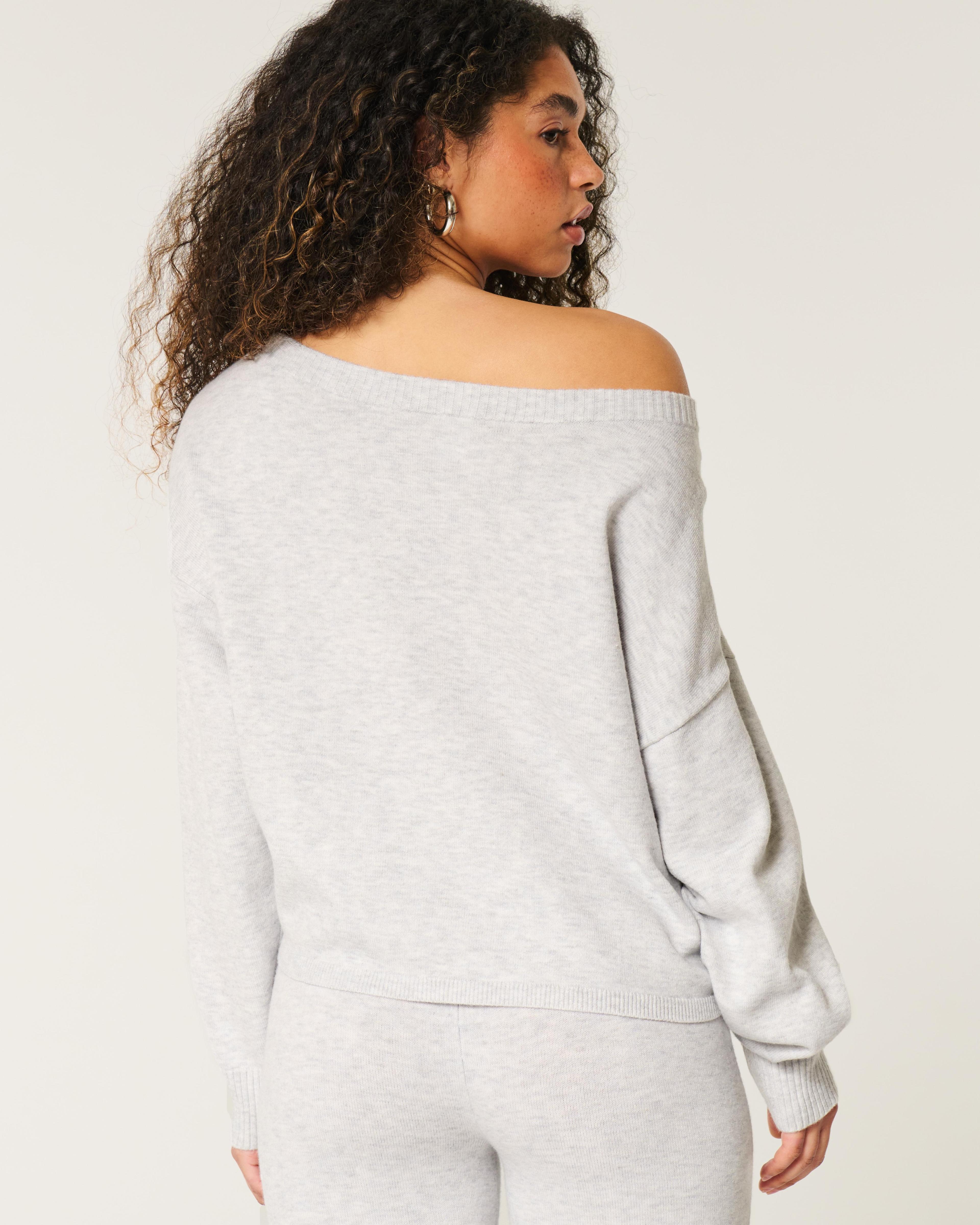 Gilly Hicks Cozy Off-the-Shoulder Sweater Product Image