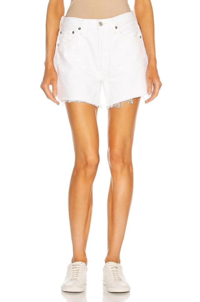 AGOLDE Parker Long Short White. (also in 23, 24, 25, 27, 28, 29, 30, 31, 32, 33, 34). Product Image