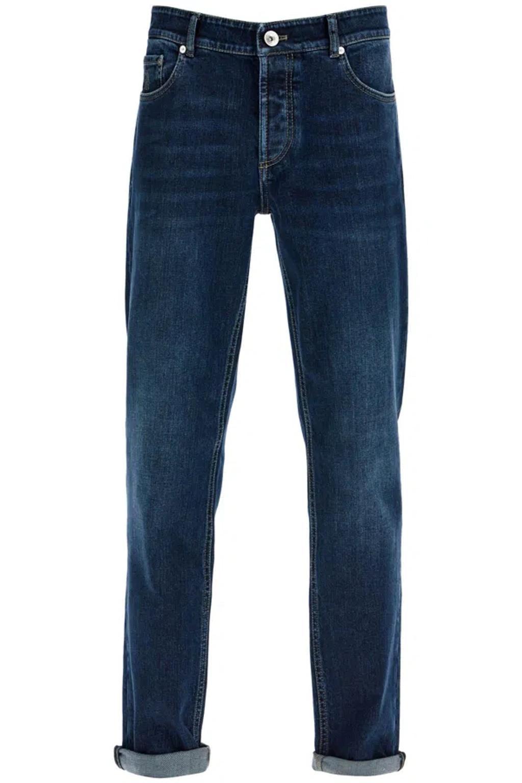 BRUNELLO CUCINELLI Traditional Fit Jeans In Blue product image