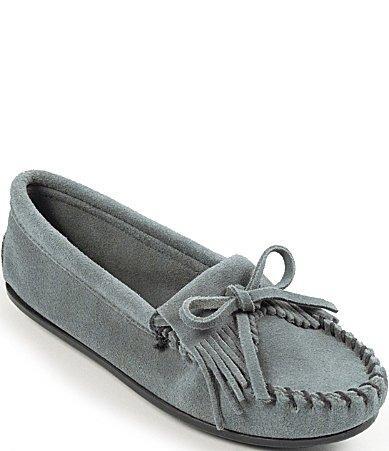 Minnetonka Kilty Suede Driving Shoe Product Image