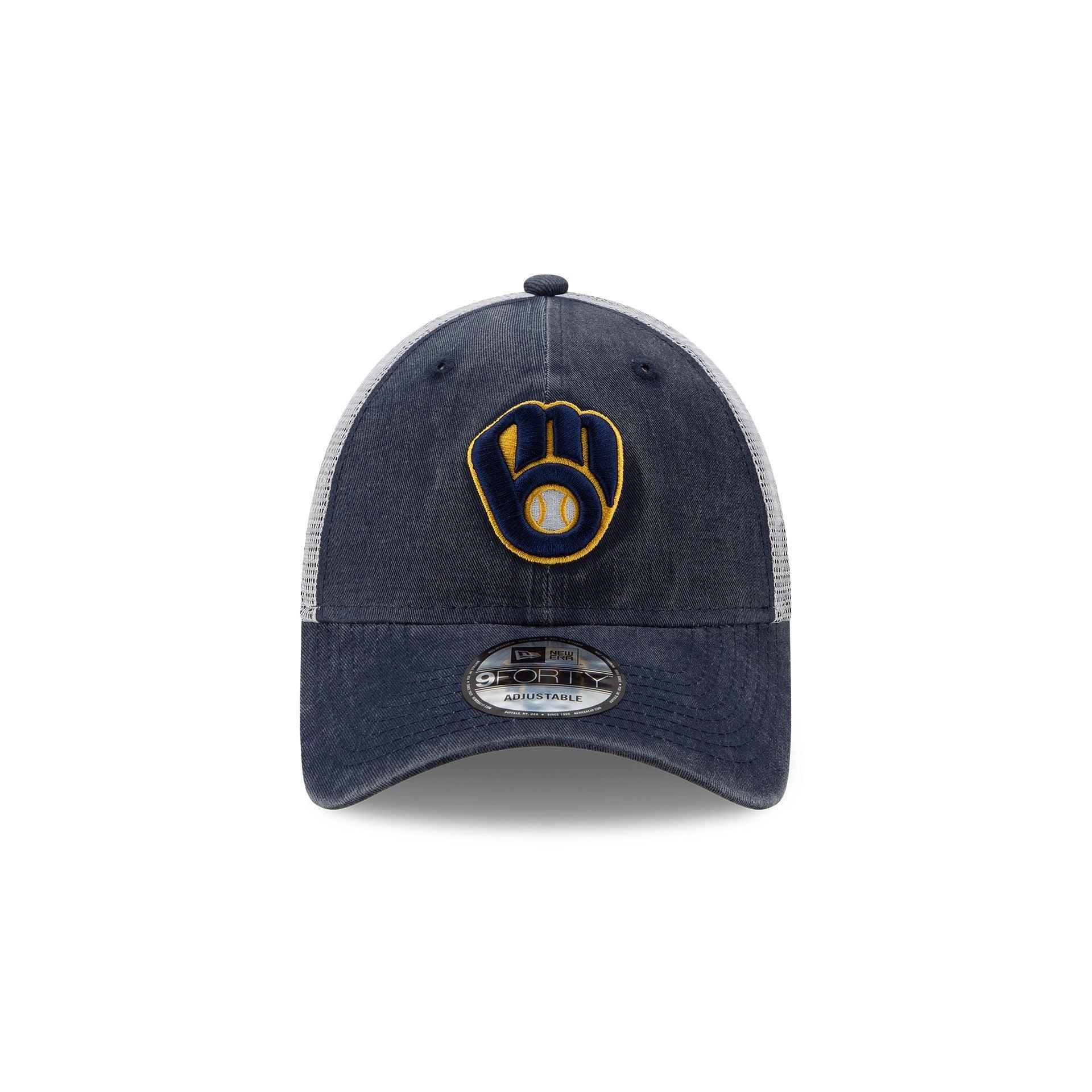 Milwaukee Brewers 9FORTY Trucker Hat Male Product Image