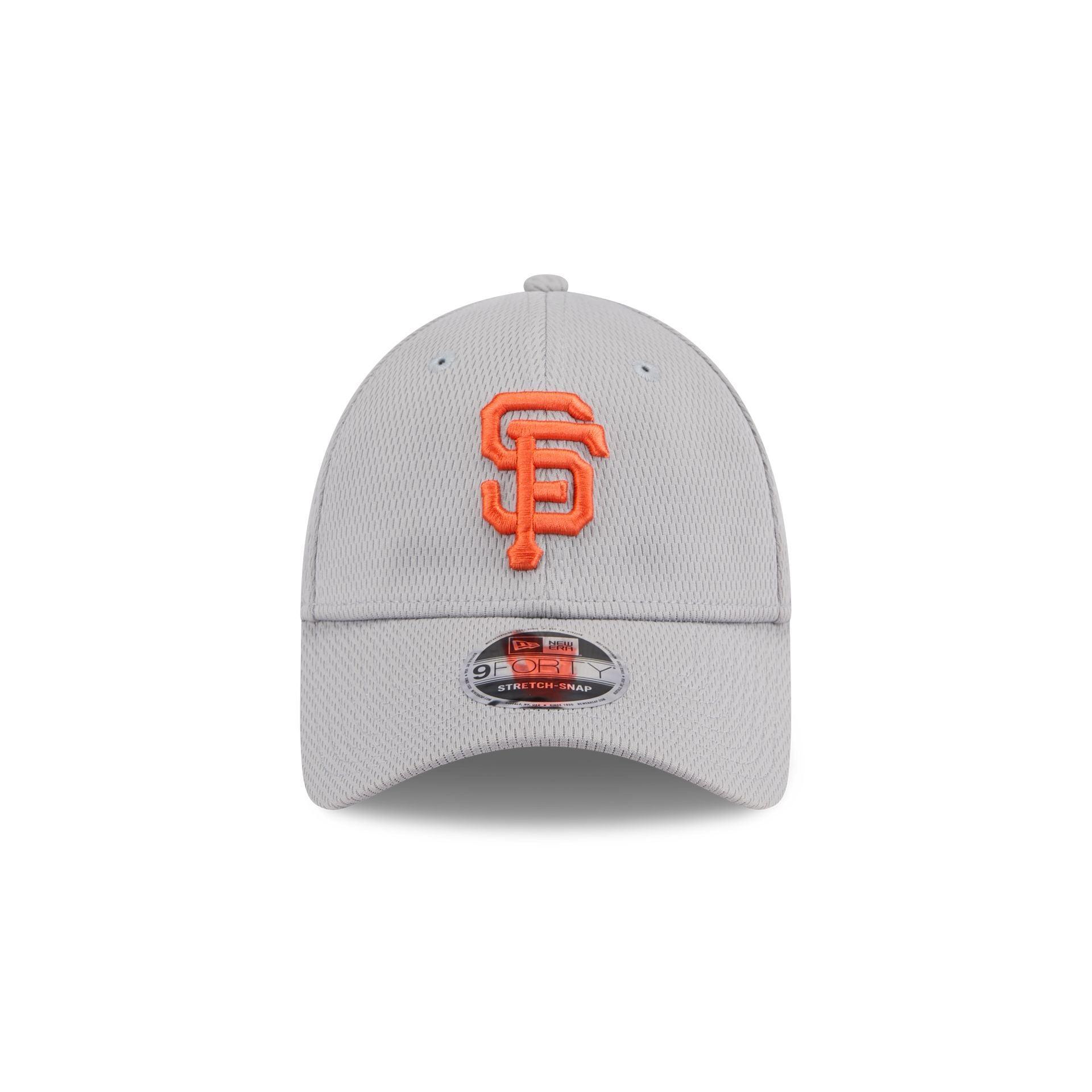 San Francisco Giants Gray 9FORTY Stretch-Snap Hat Male Product Image