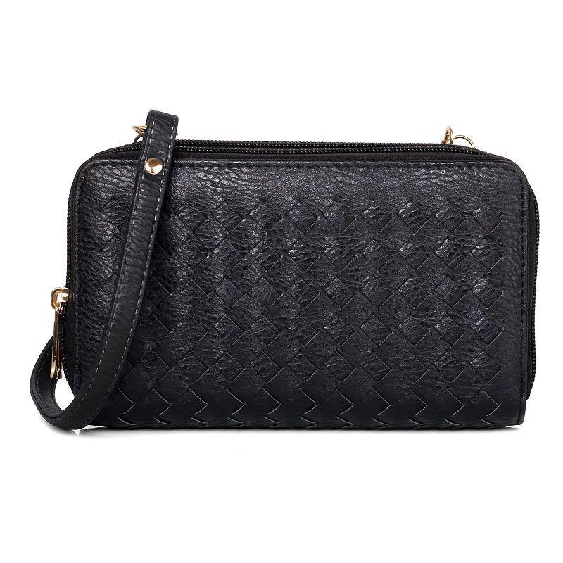 Womens Karla Hanson RFID-Blocking Ellen Woven Crossbody Phone Wallet Product Image