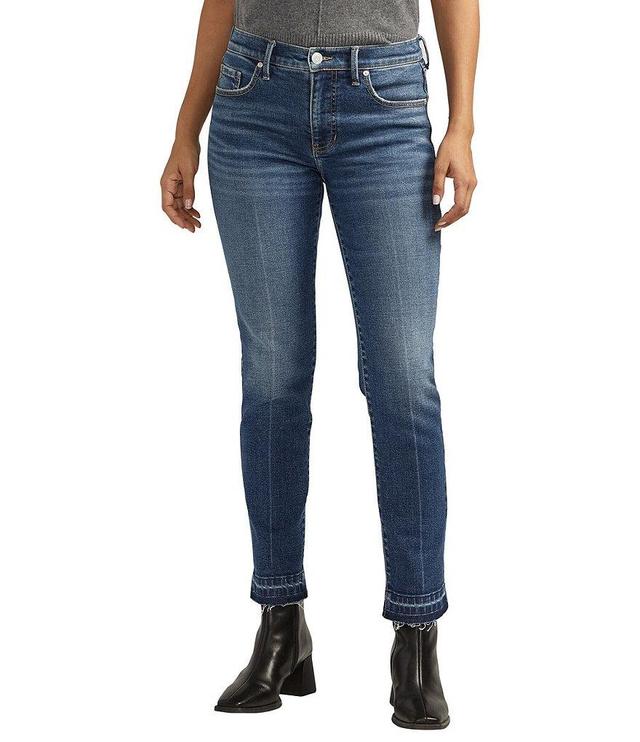 Jag Jeans Cassie Straight Leg Mid Rise Slim Fit Jeans Product Image