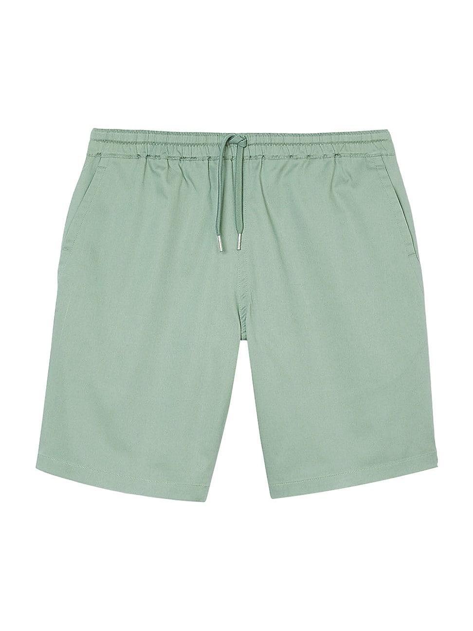 Sandro Mens New Gamma Regular Fit Cotton Blend Shorts Product Image