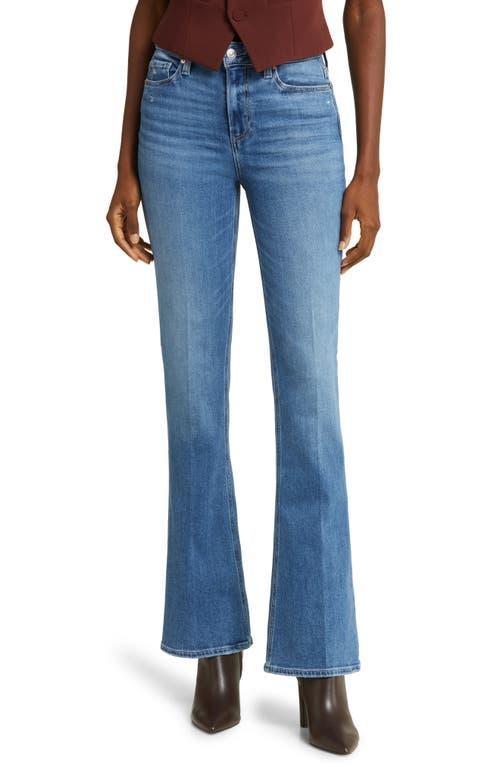 Paige High-Rise Laurel Canyon 32 in Rock Show Distressed (Rock Show Distressed) Women's Jeans Product Image