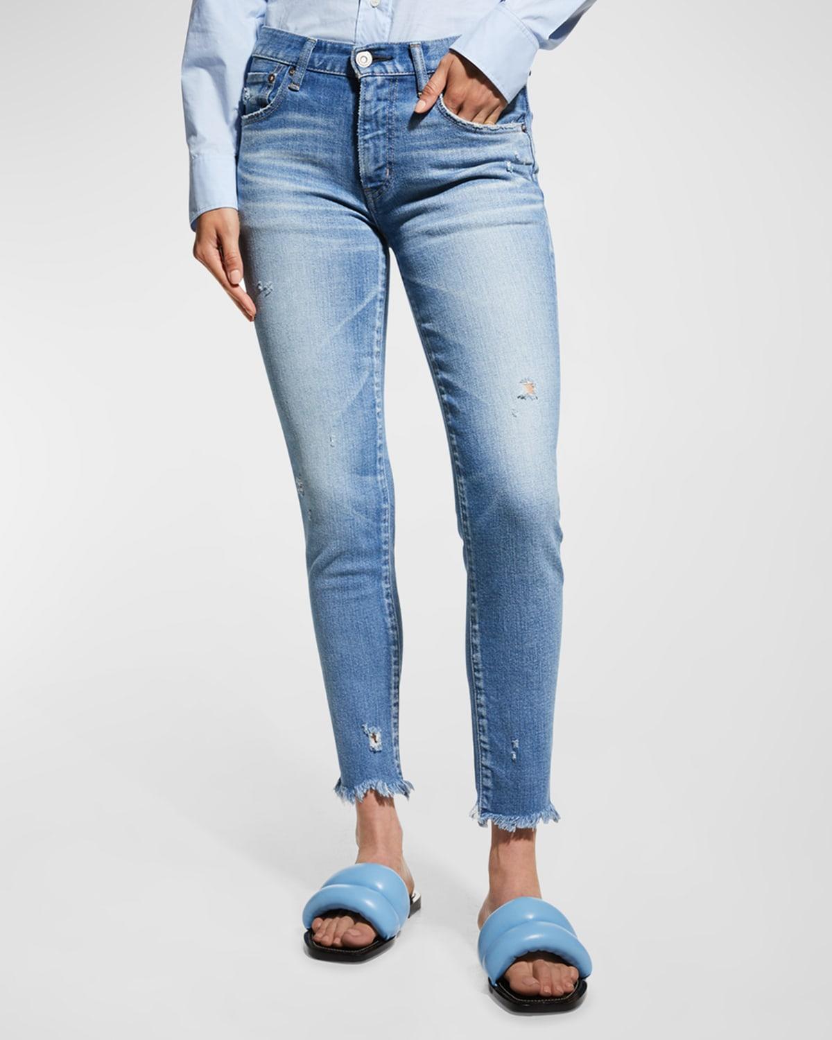 Diana Distressed Skinny Long Jeans Product Image