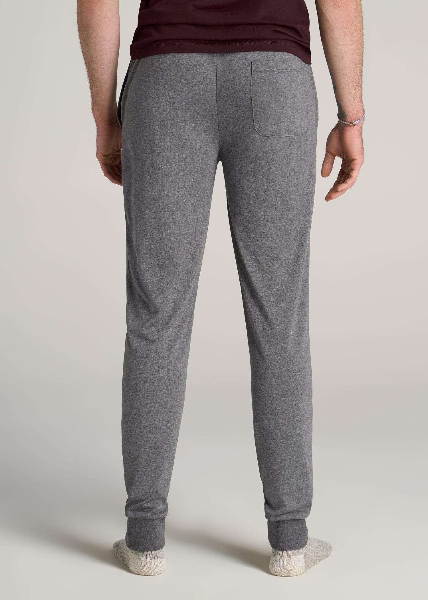 Lounge Pant Joggers for Tall Men in Charcoal Male Product Image