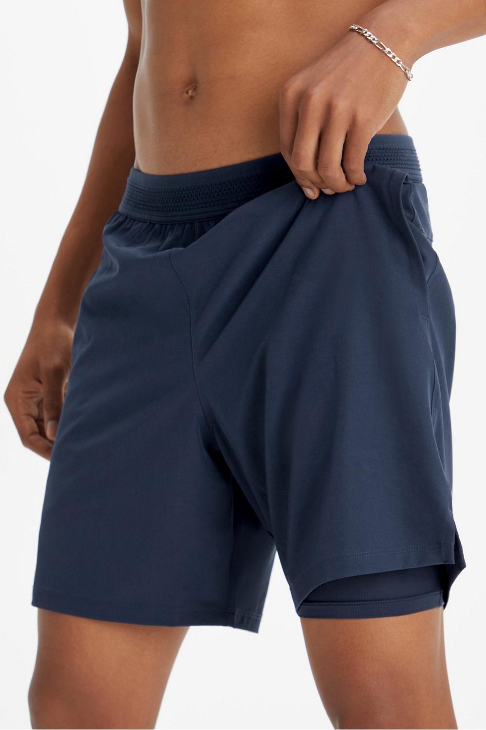 Fabletics Men Universal Tennis Fundamental Short (Lined) male UT Navy Size XXL Product Image