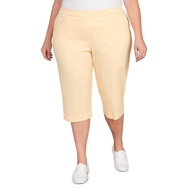 Plus Alfred Dunner Allure Capri Pants, Womens Product Image