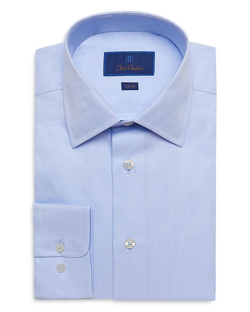 David Donahue Trim Fit Solid Dress Shirt Product Image