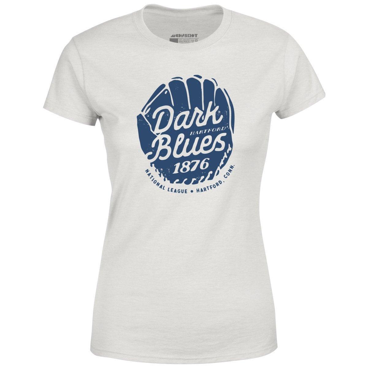 Hartford Dark Blues - Connecticut - Vintage Defunct Baseball Teams - Women's T-Shirt Female Product Image