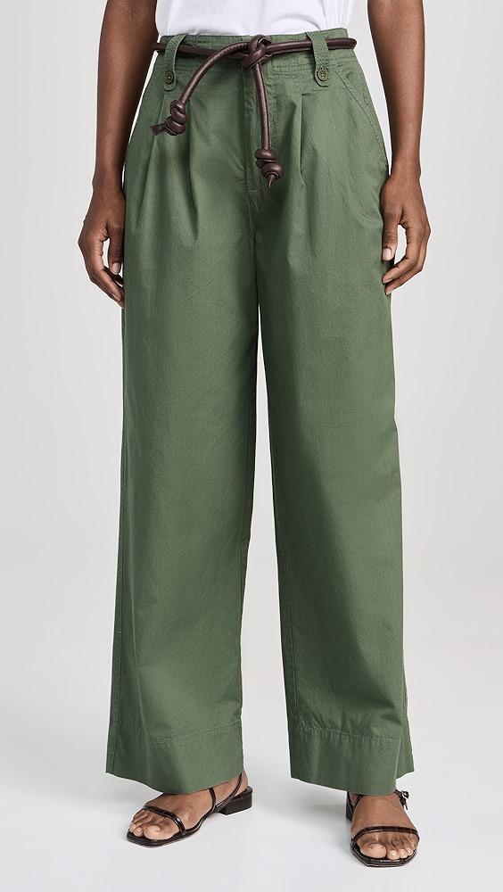 Sea Samaka Garment Dye Pants W/ Belt | Shopbop Product Image