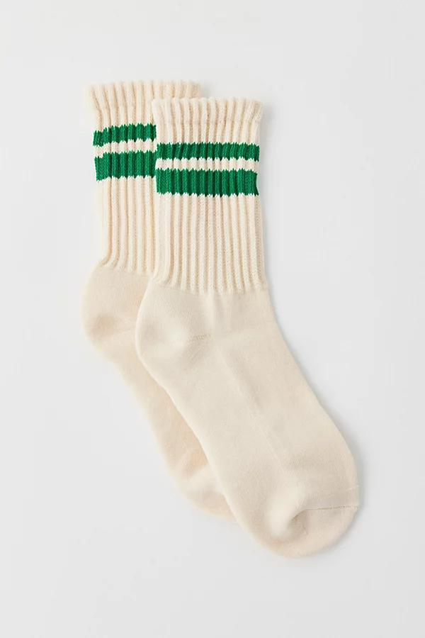 Athletic Striped Slouch Crew Sock Womens at Urban Outfitters Product Image