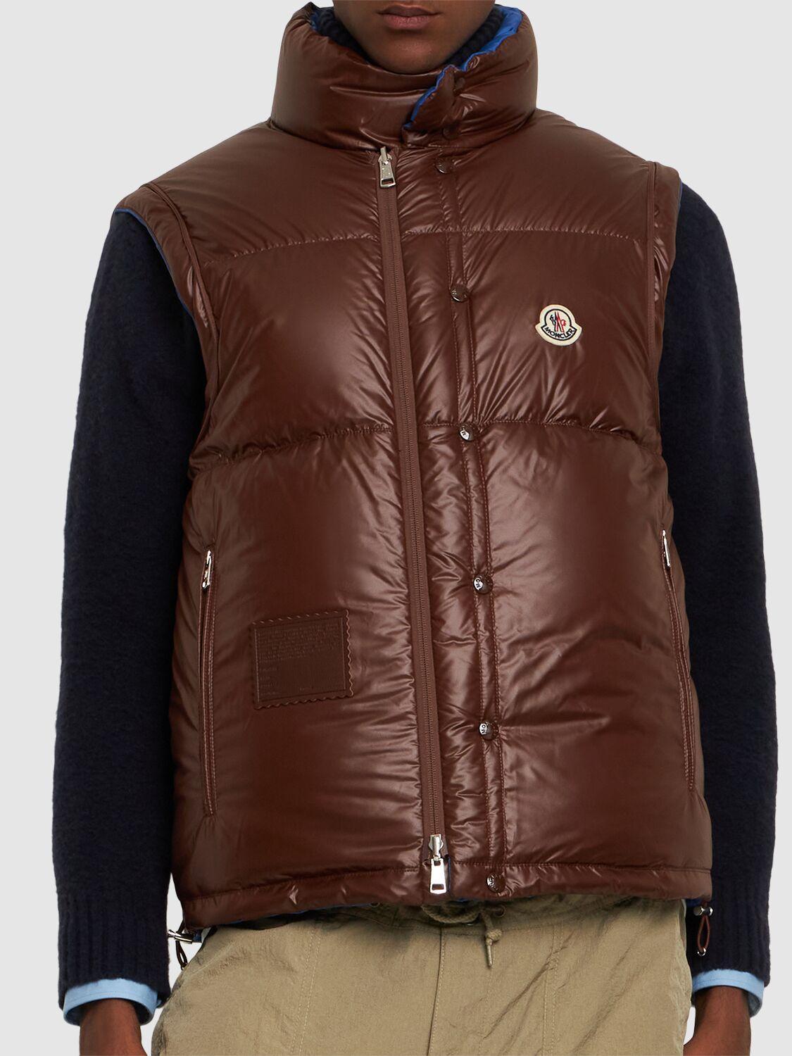 Down Jacket In Bluette/brown Product Image