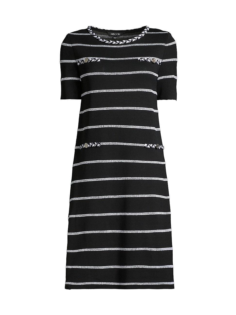 Misook Textured Knit Shift Dress Product Image