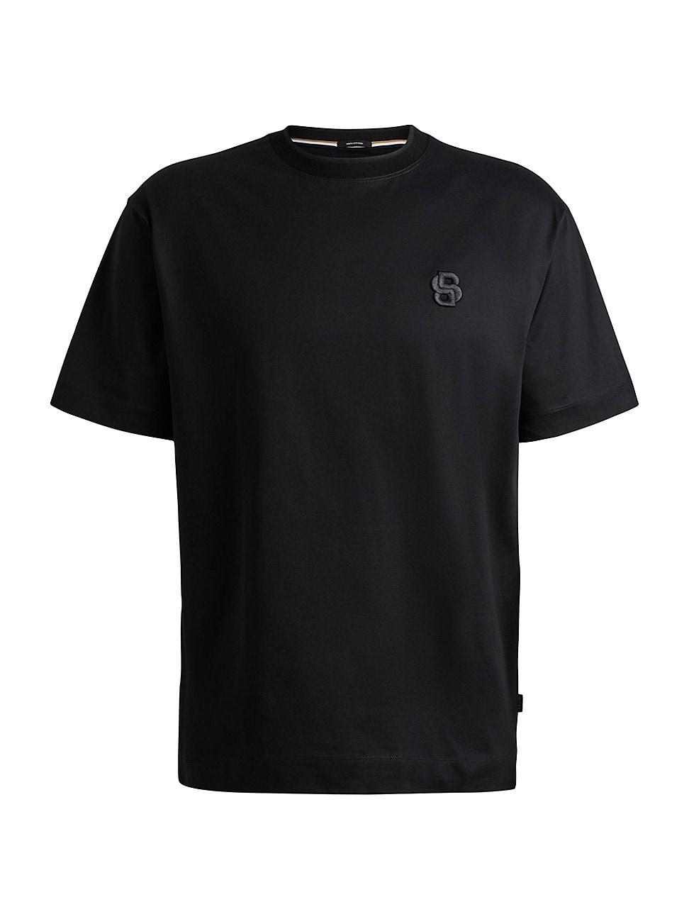 Mens Oversize-Fit Mercerized-Cotton T-Shirt Product Image