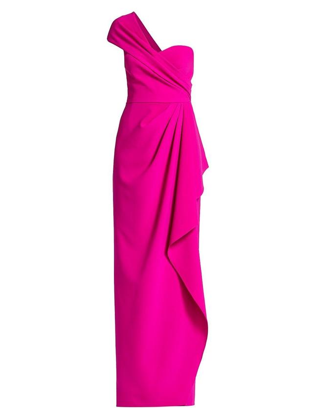 Crepe One-Shoulder Gown Product Image