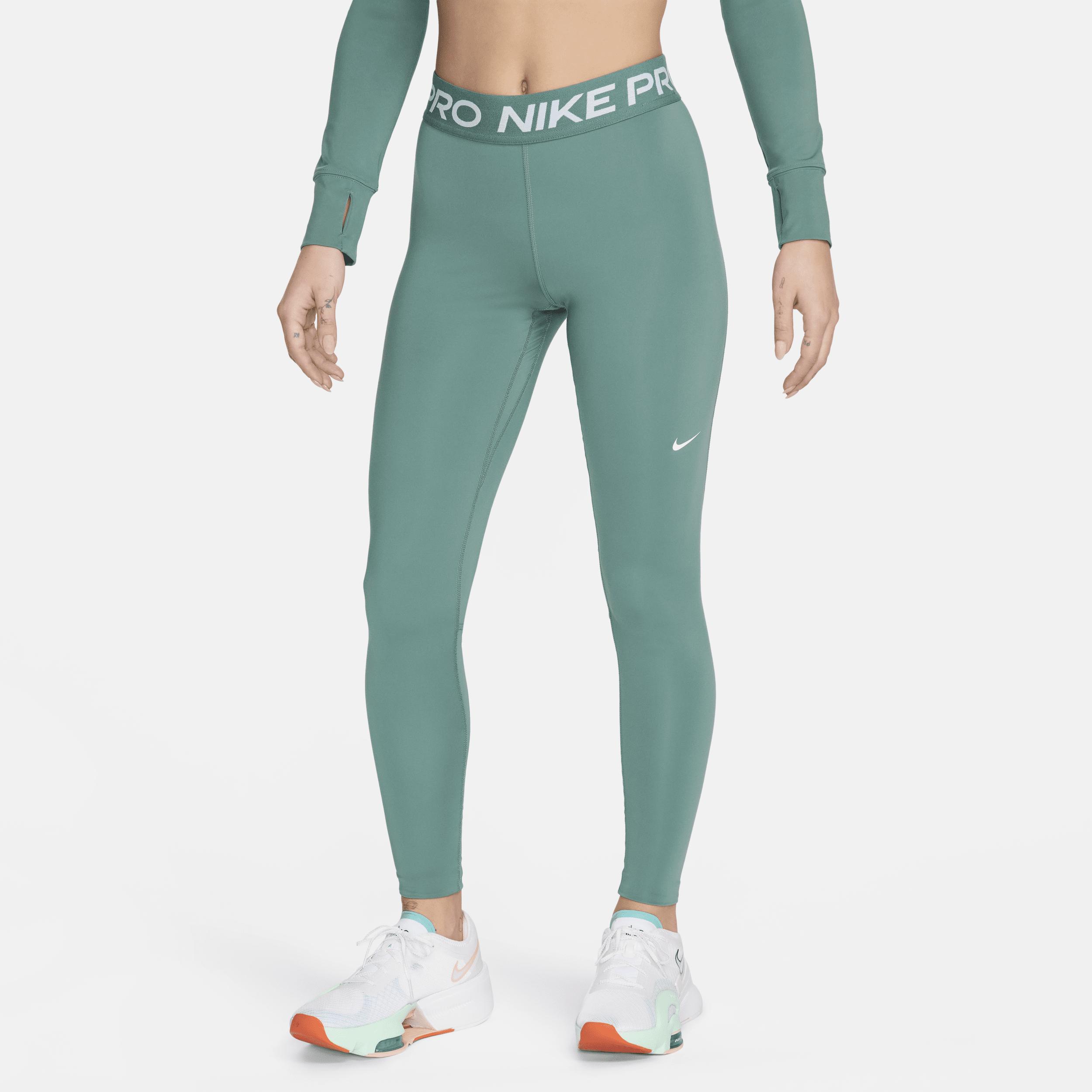 Women's Nike Pro Mid-Rise Mesh-Paneled Leggings Product Image