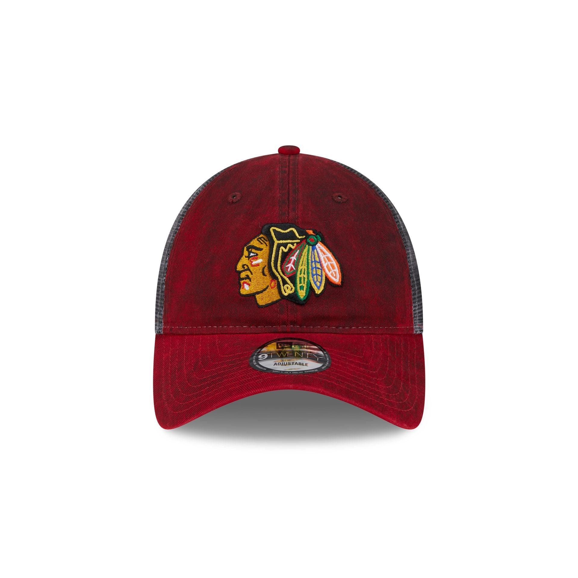 Chicago Blackhawks Slick 9TWENTY Trucker Hat Male Product Image